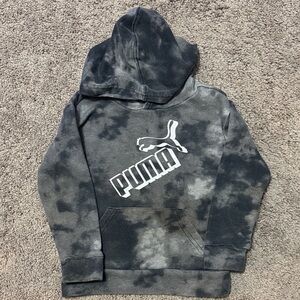 Boy’s Puma Charcoal and Ash Tie-Dye Hoodie